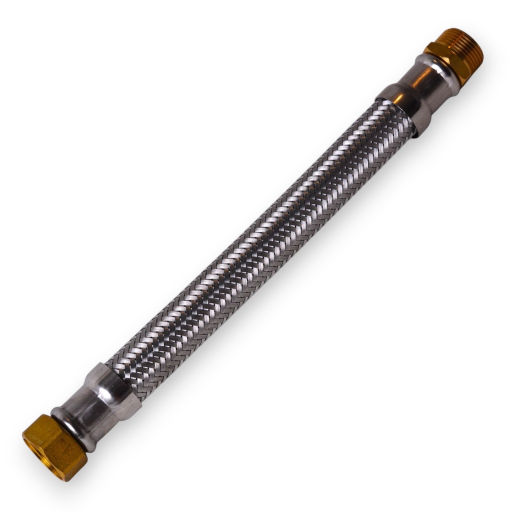 DN19 3/4 M x 3/4 F 300MM Flexible Evoflex Pettinaroli BSP con EPDM interno, 8501200240C