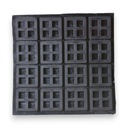 Goma antivibratoria 210x210x20mm