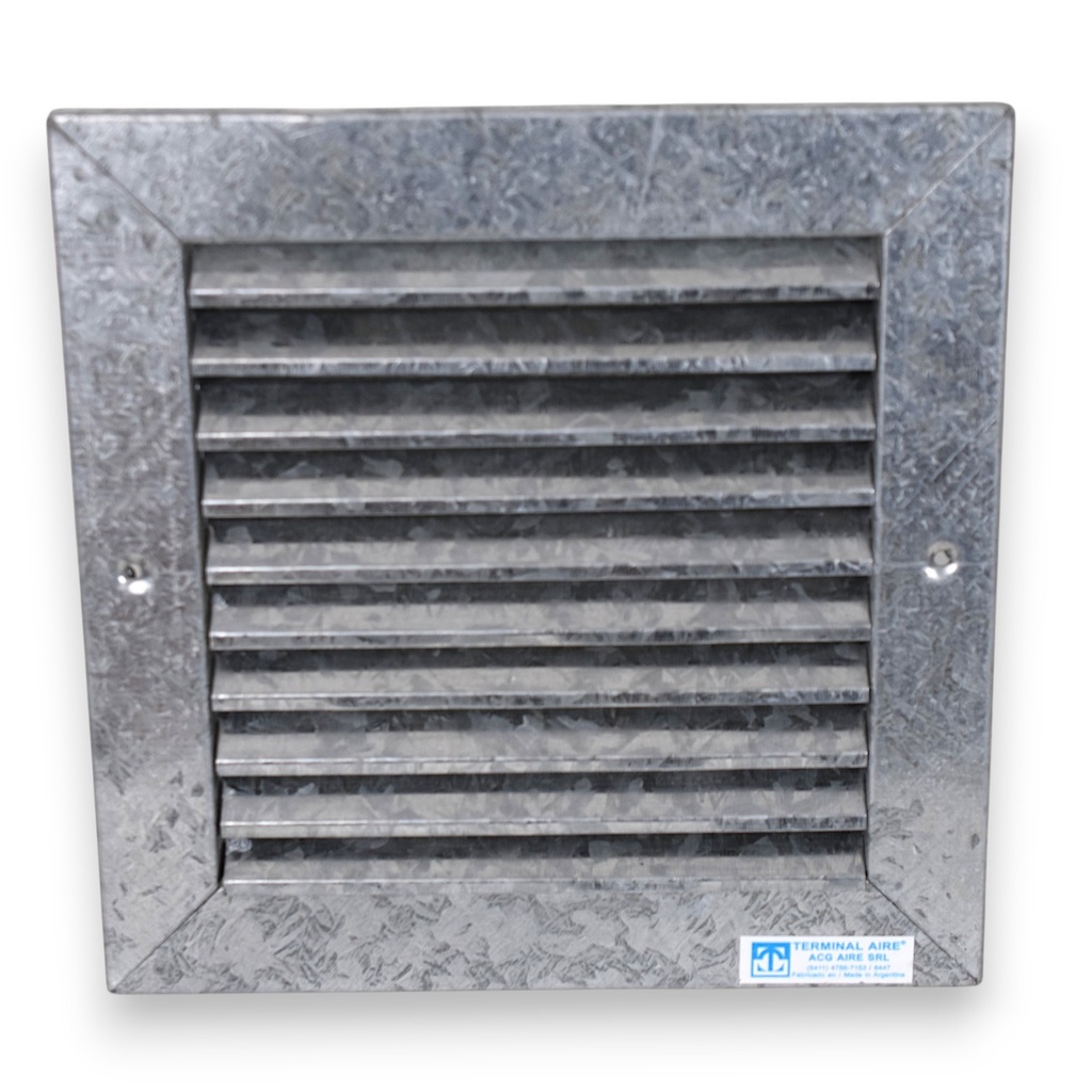 REJA TAE DE ALUMINIO 8x8
